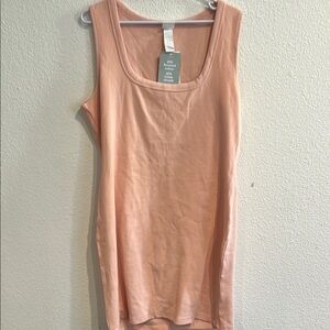Peach Sleeveless‎ Women's dresss